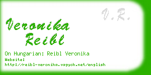 veronika reibl business card